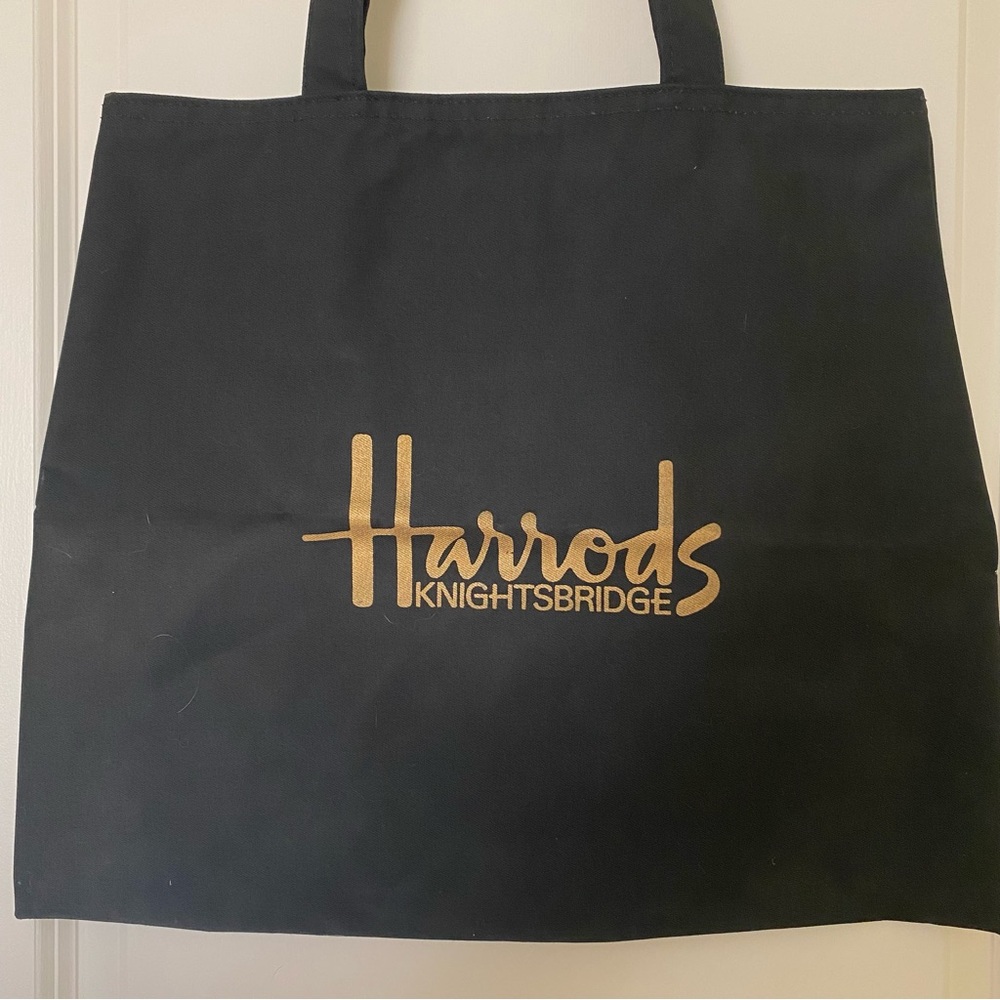 Harrods Knightsbridge Tote Bag and Coin Purse / Makeup Pouch - Picture 8 of 12